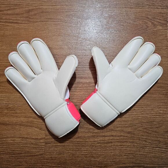 Nike GK Premier SGT Goalkeeper Gloves Size 10 Goalie Soccer CK4899-635 Red White - Picture 7 of 9